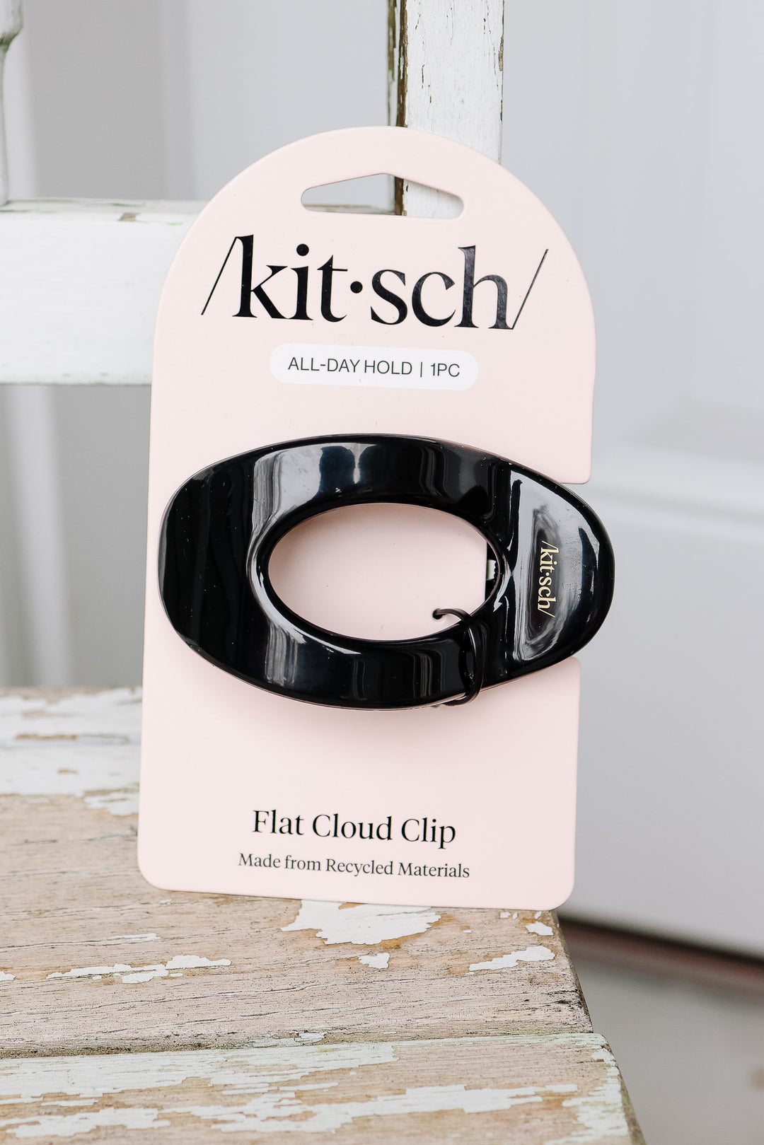 Black Flat Cloud Clip - Medium