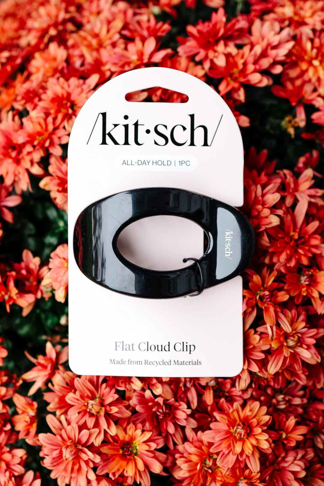 Black Flat Cloud Clip - Medium