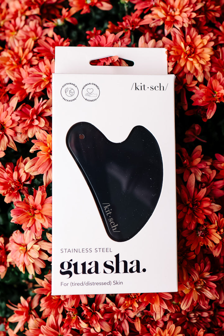 Kitsch Stainless Steel Gua Sha - Matte Black