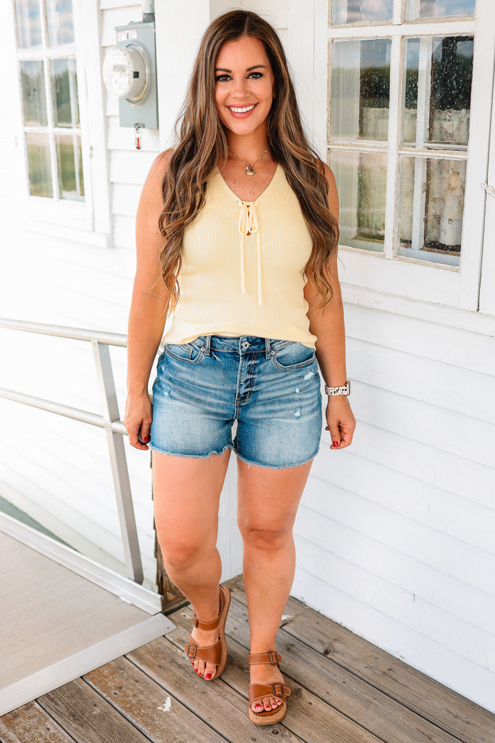 Montana Raw Hem Shorts