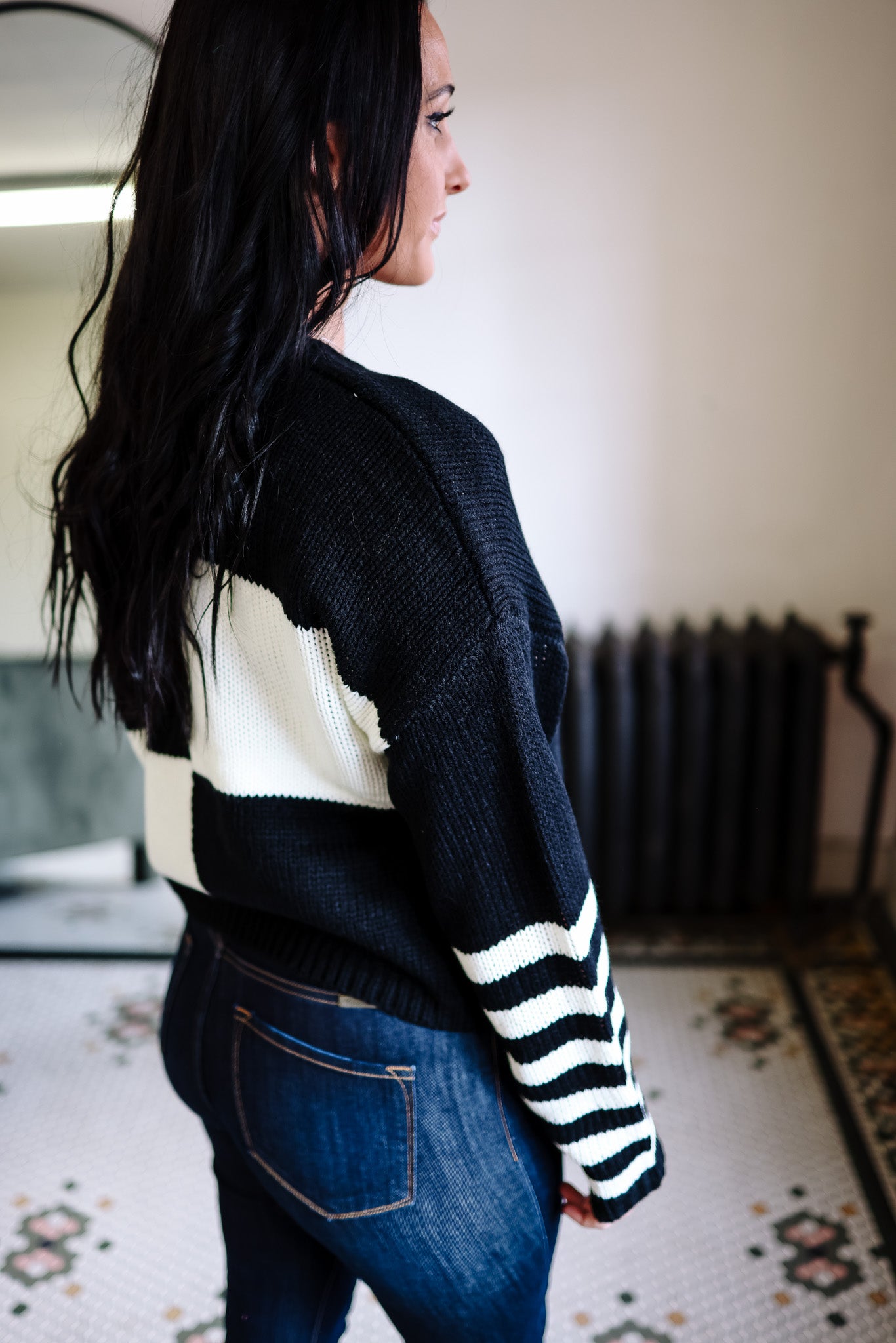 Teira Checked Sweater