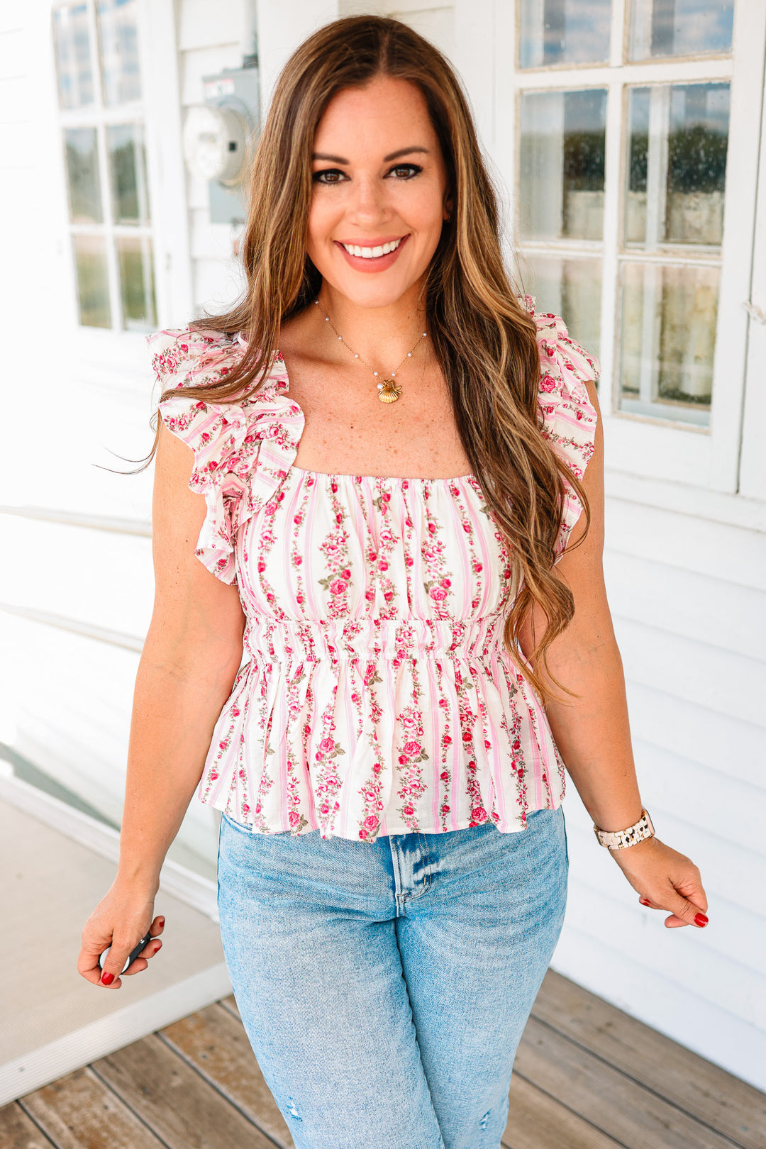 Rosie Peplum Top