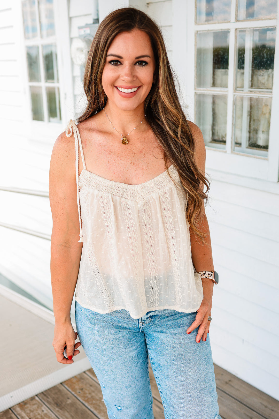 Shiloh Lace Swing Cami - Ercu