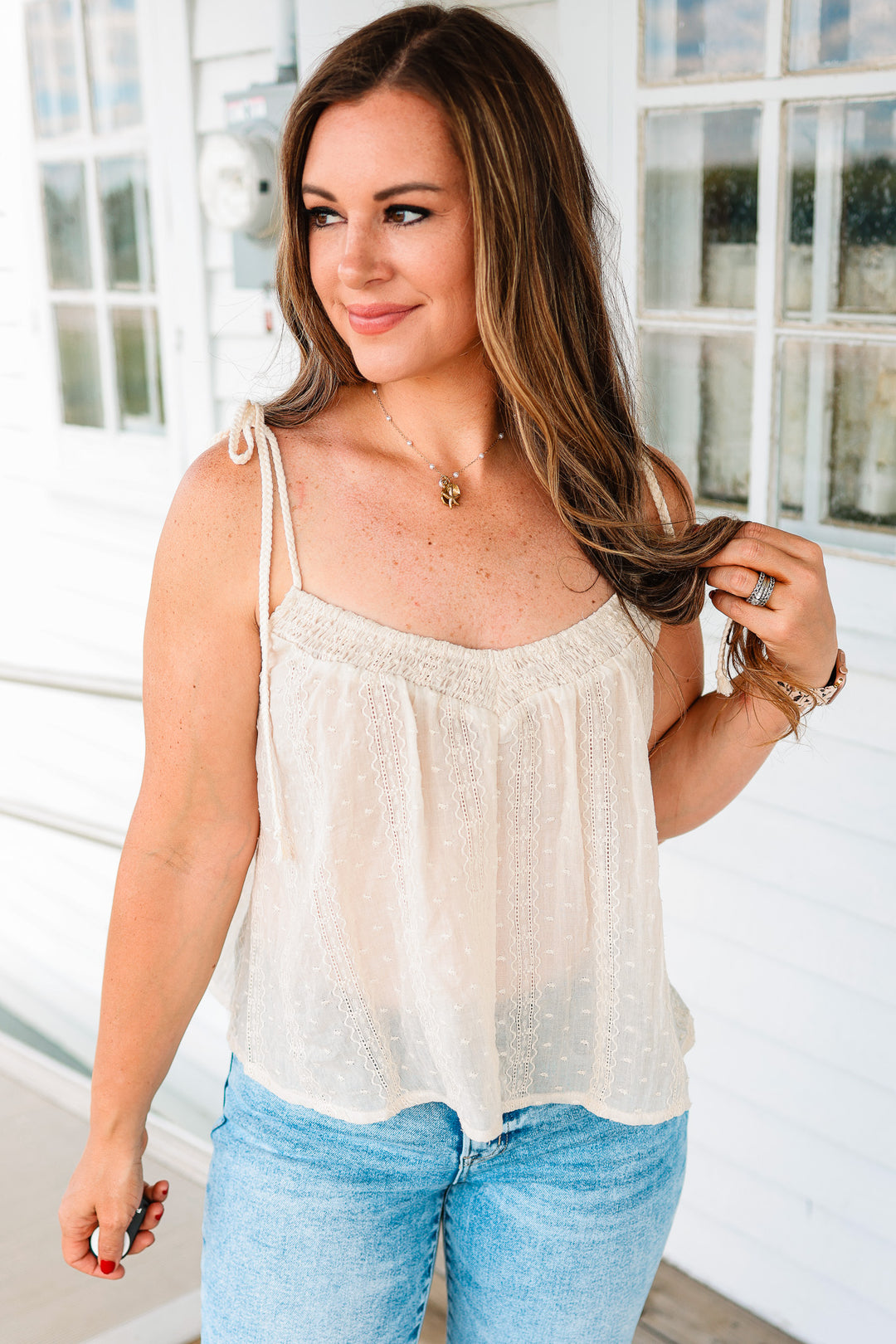 Shiloh Lace Swing Cami - Ercu