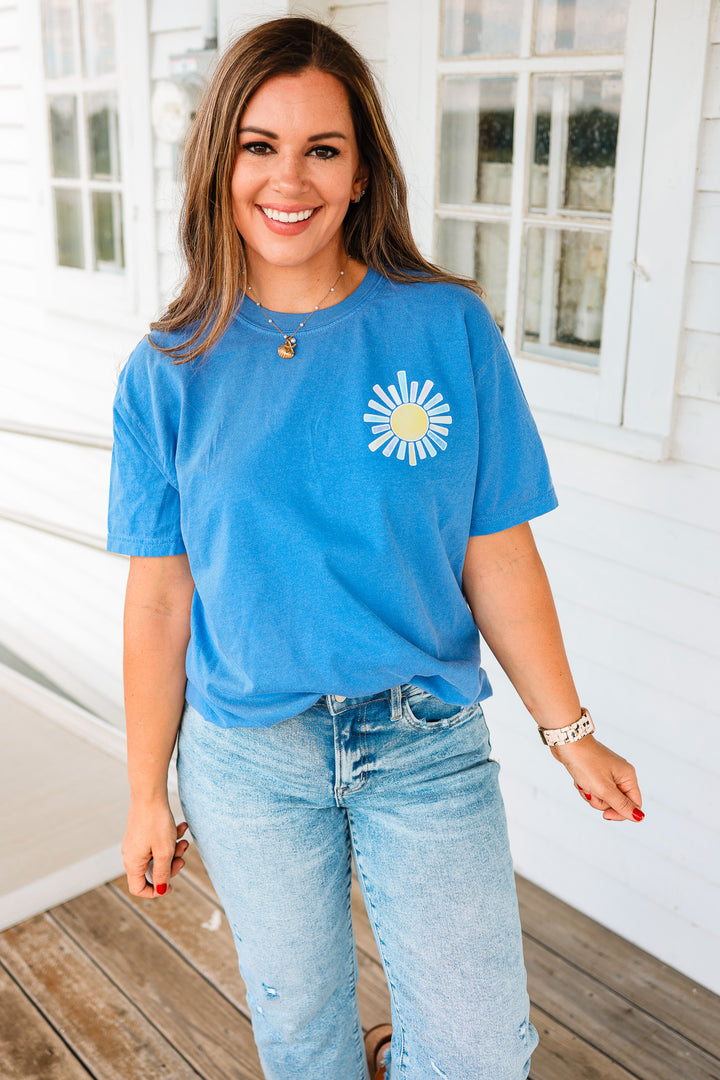 Made For Sunny Days Graphic Tee - Flo Blue