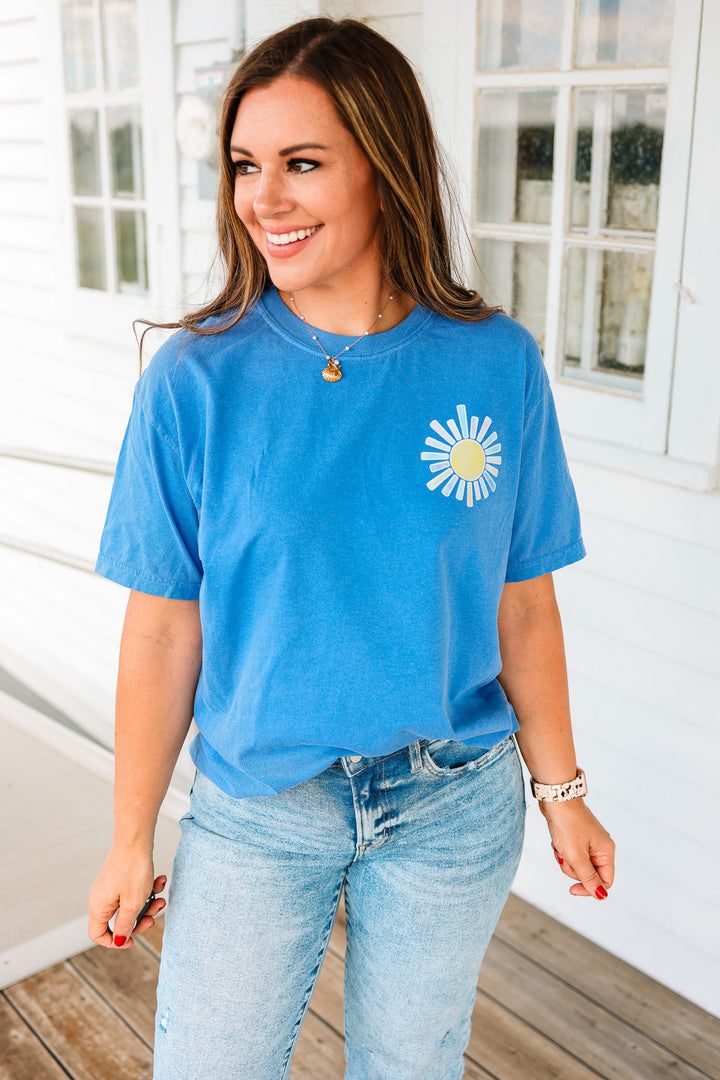 Made For Sunny Days Graphic Tee - Flo Blue