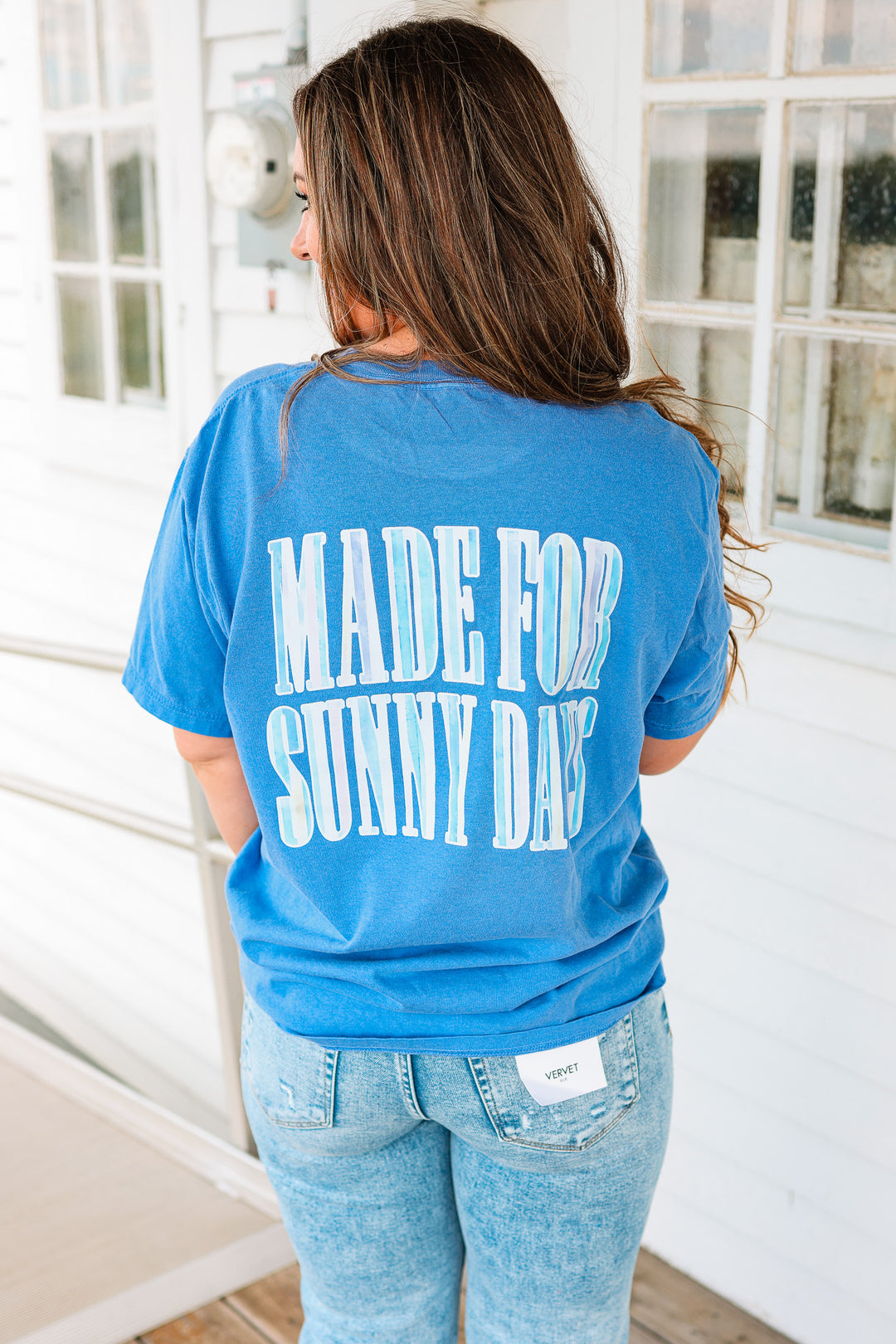 Made For Sunny Days Graphic Tee - Flo Blue