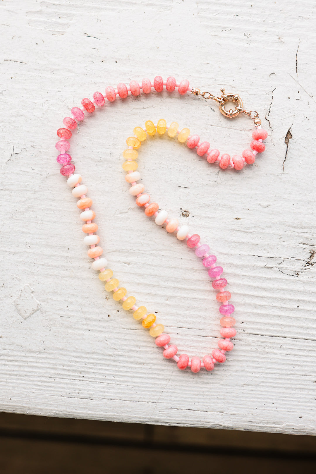 Etta Mixed Glass Necklace