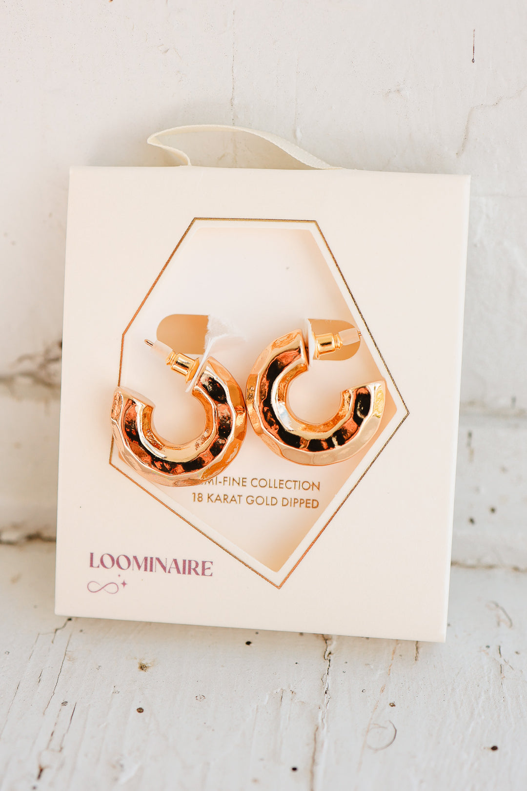 Chunky Gold Hoop Earrings