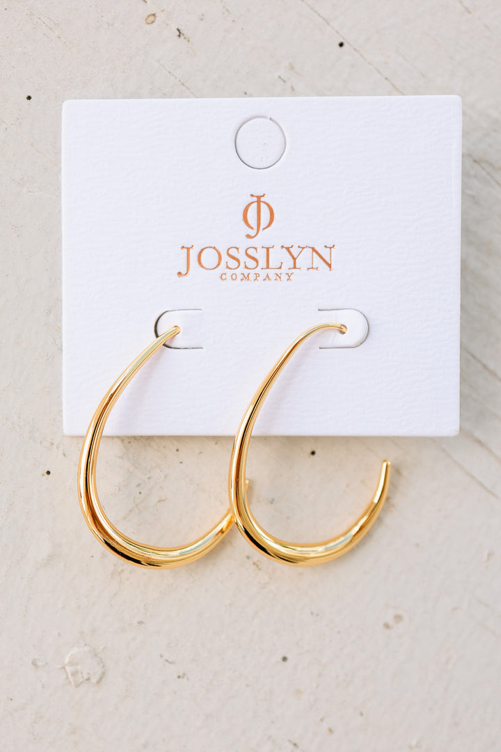 Holland Gold Hoop Earrings