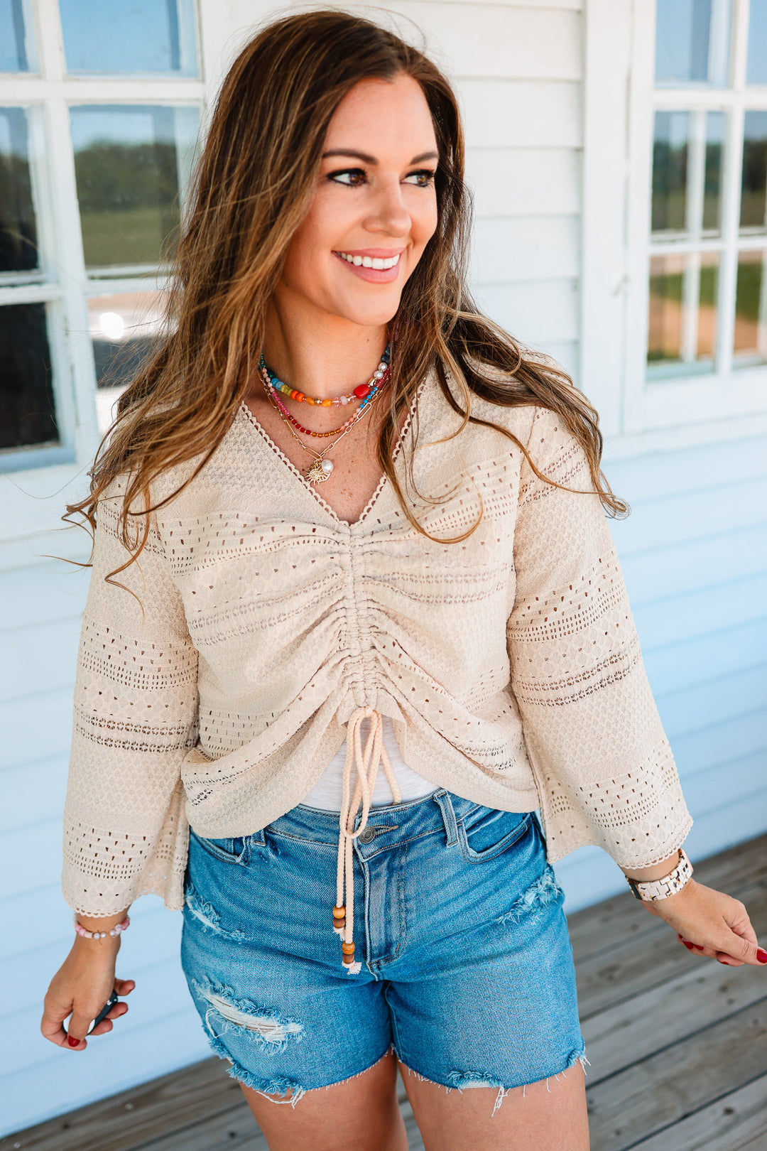 Posy Bell Sleeve Top