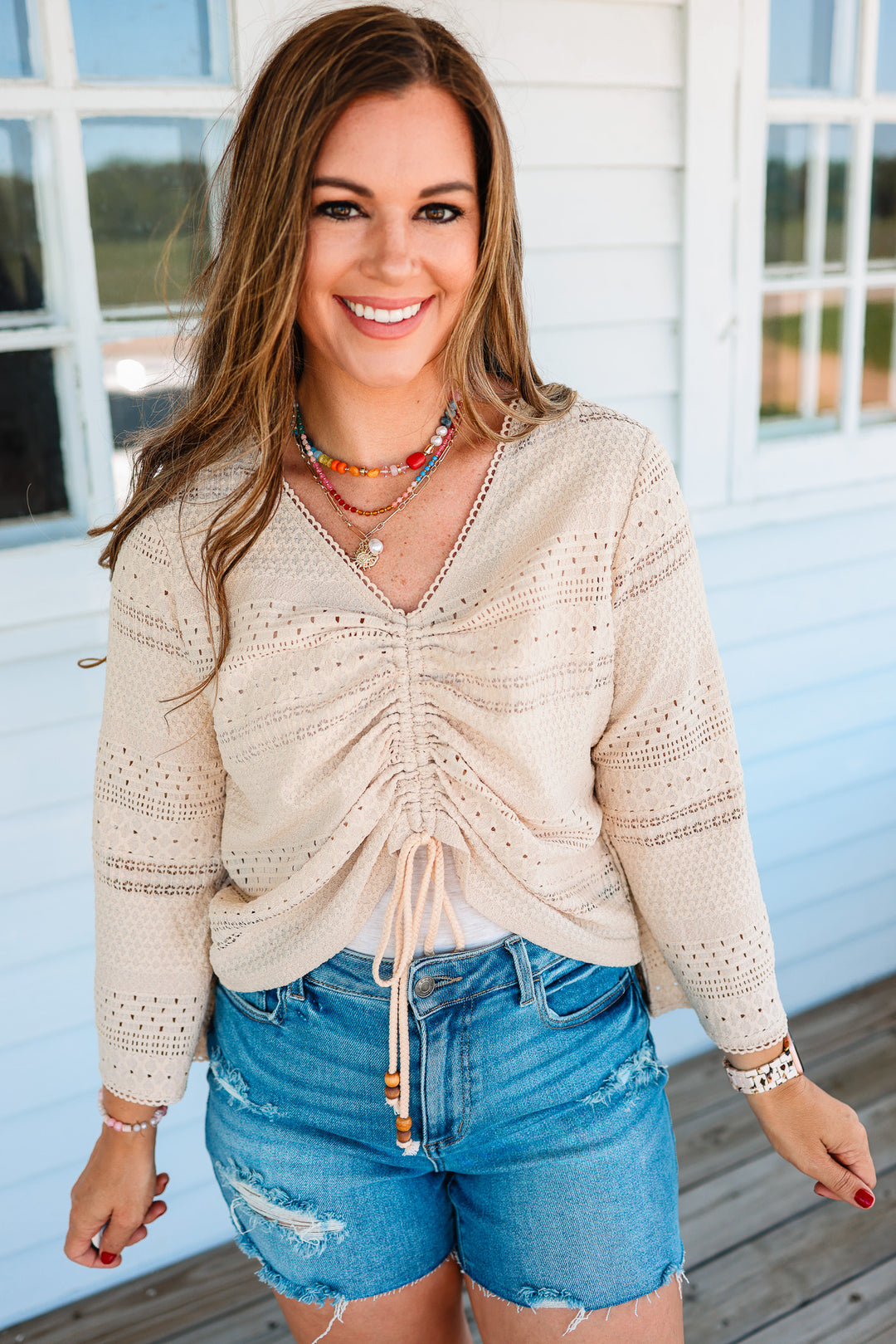 Posy Bell Sleeve Top