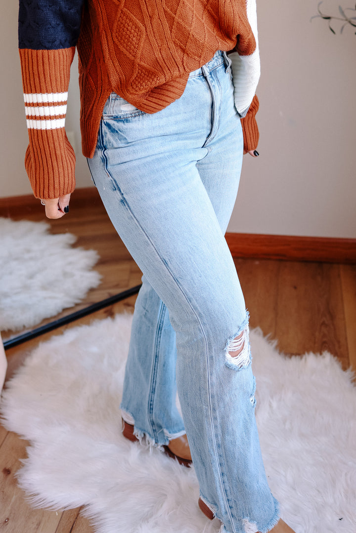 VERVET: GABBY 90'S VINTAGE SUPER FLARE JEANS
