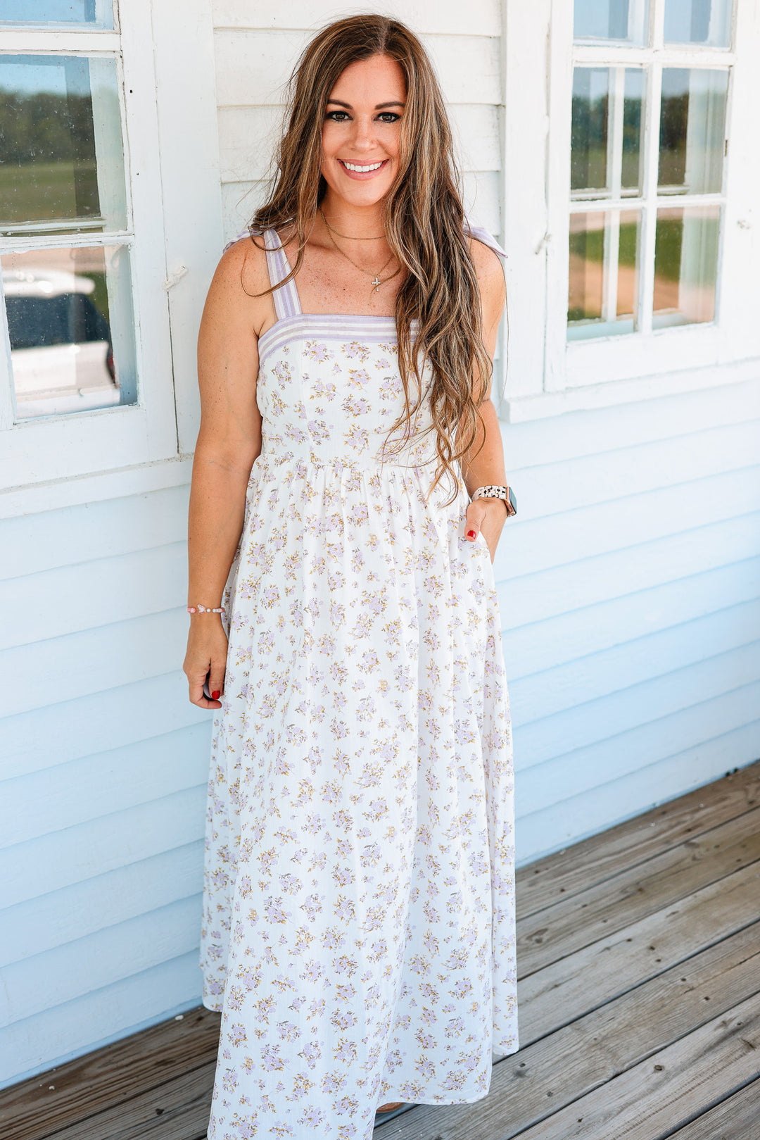 Violetta Fit and Flare Midi Dress
