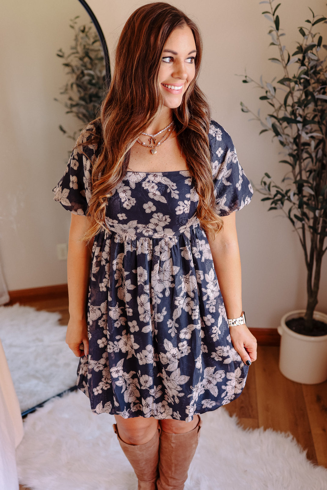 Kyla Floral Bubble Dress
