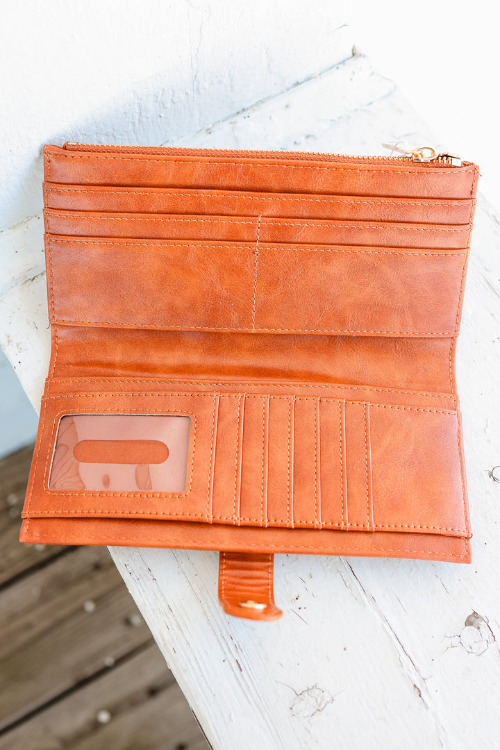 Essentials Carryall Wallet - Brown