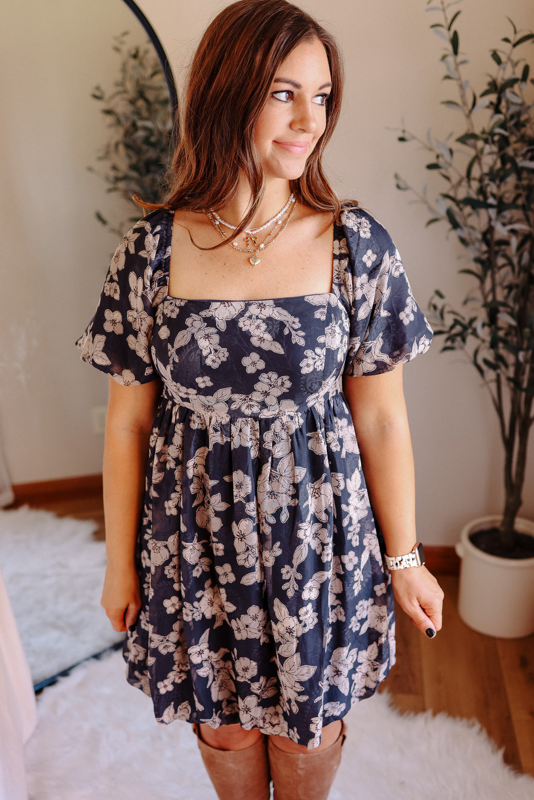 Kyla Floral Bubble Dress