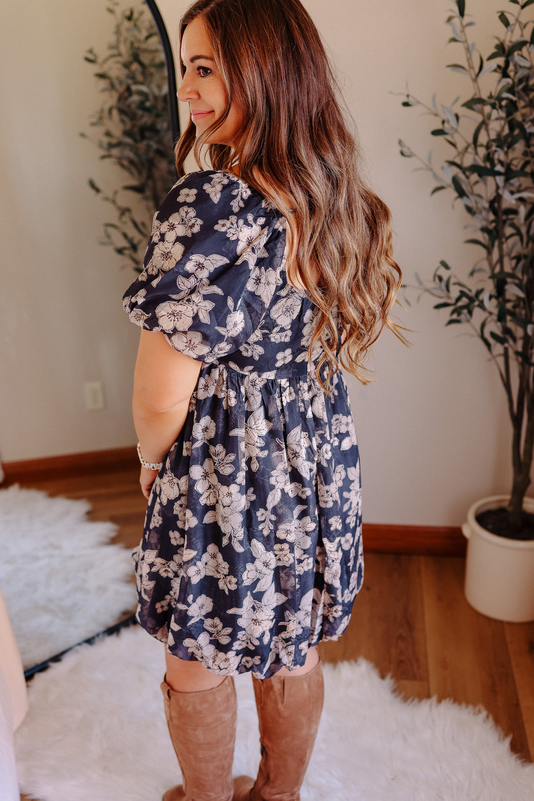 Kyla Floral Bubble Dress
