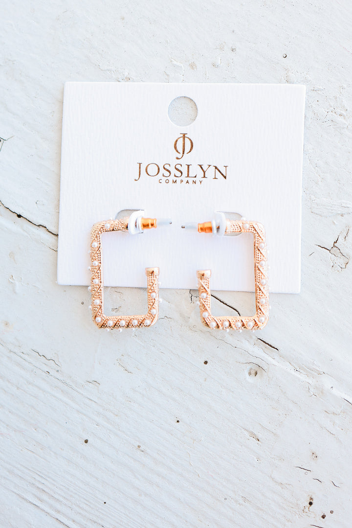 Rectangle Hoop Earrings