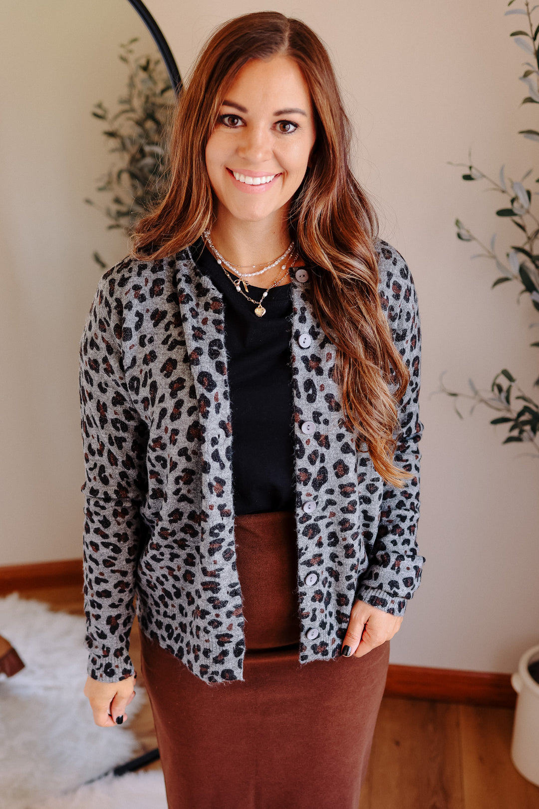 Lumen Leopard Cardigan