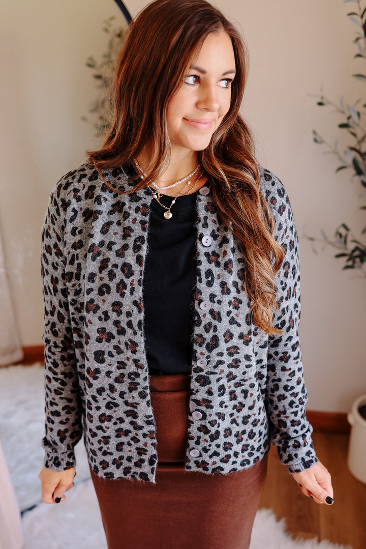 Lumen Leopard Cardigan