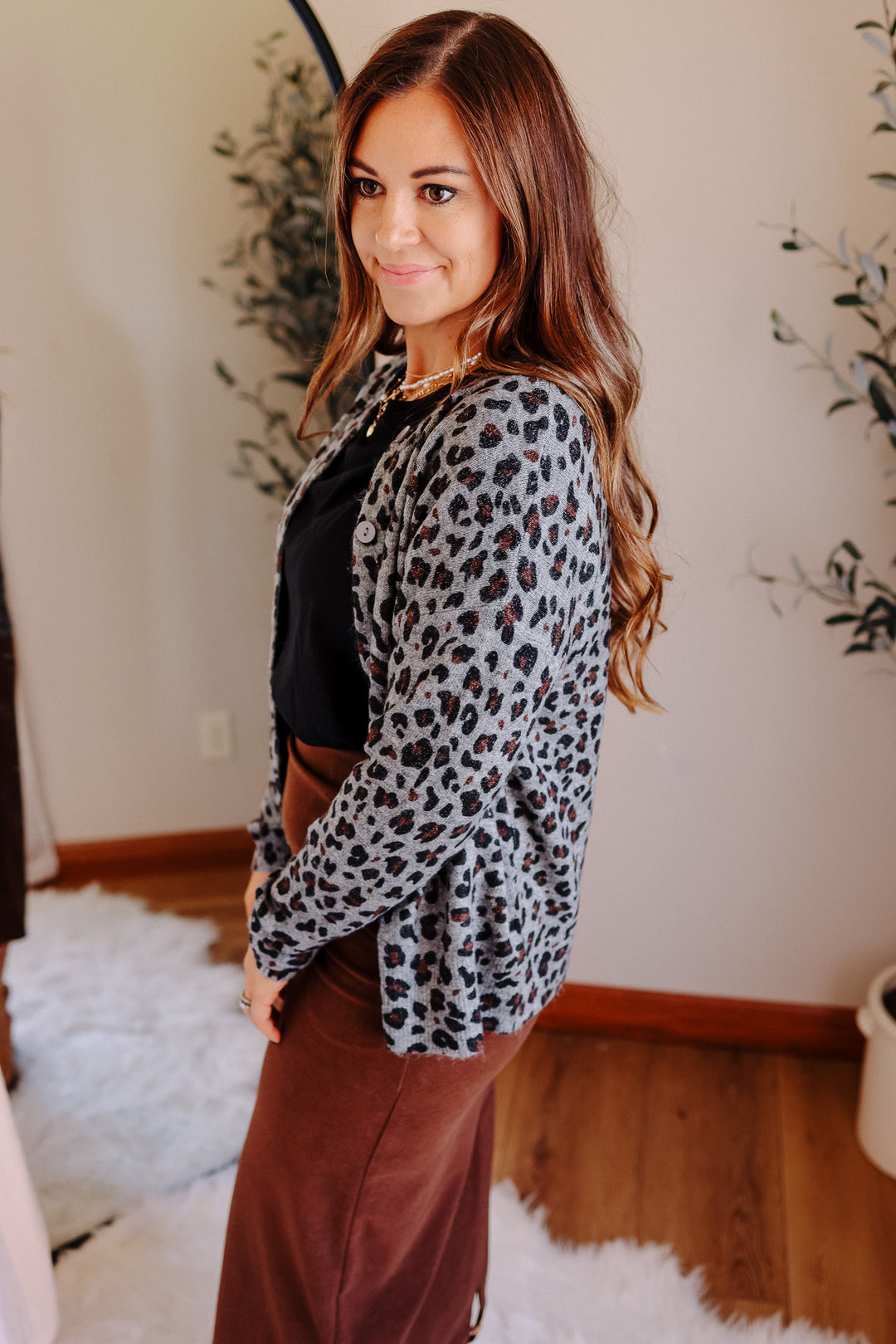 Lumen Leopard Cardigan