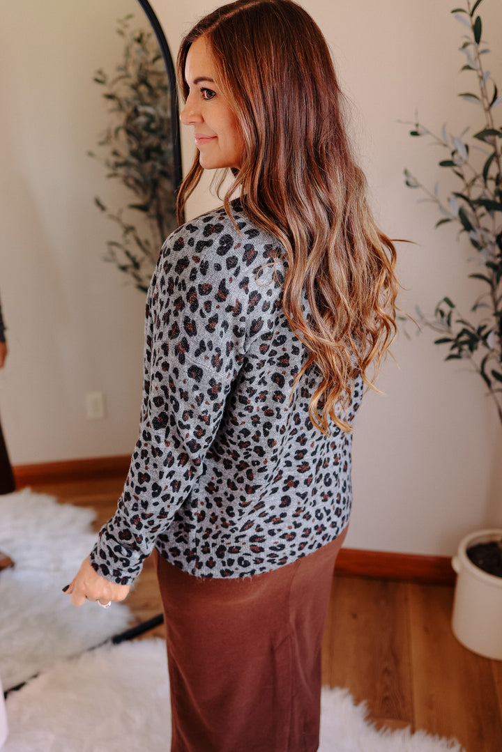 Lumen Leopard Cardigan