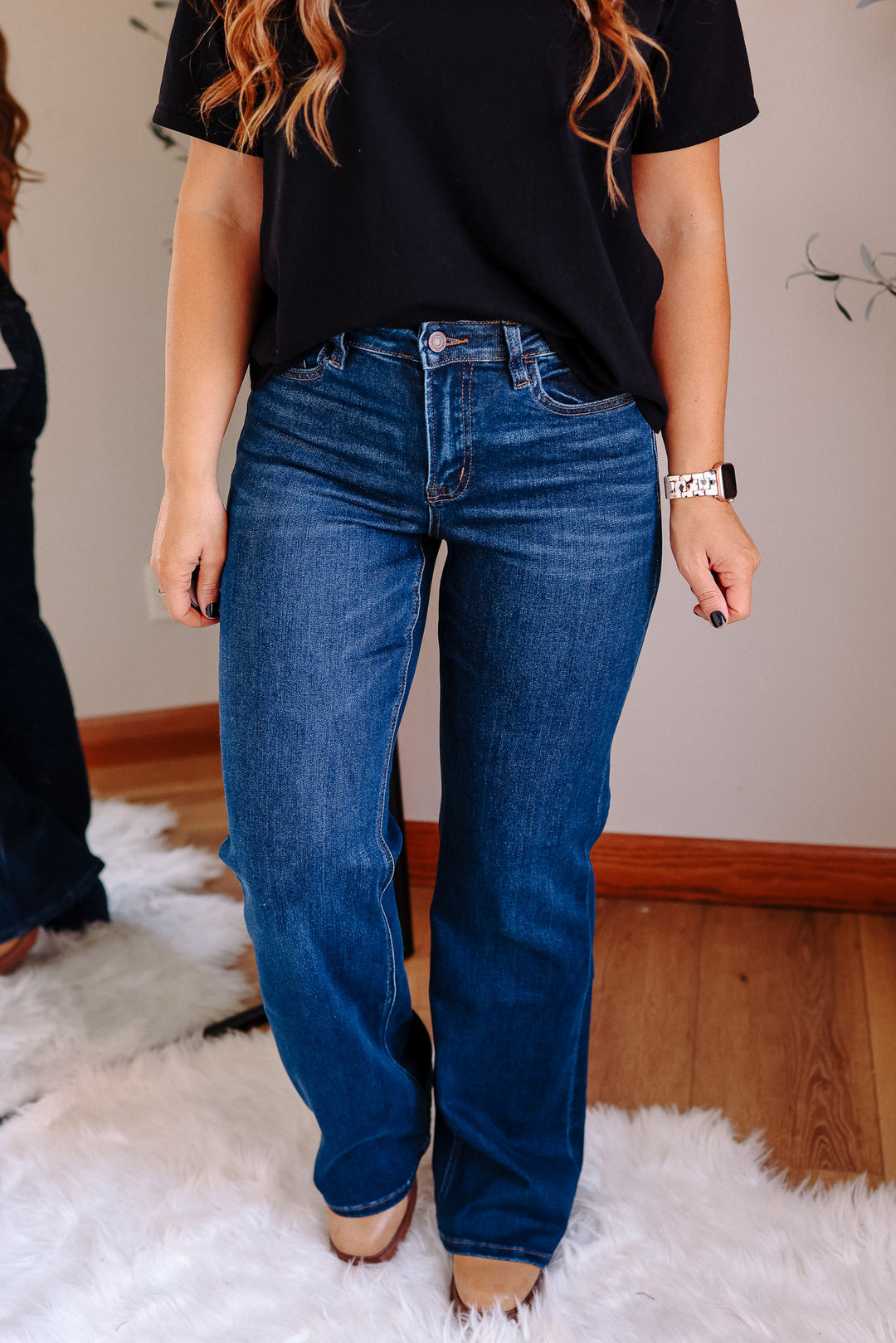 VERVET: LARKIN DARK WASH FLARE JEANS