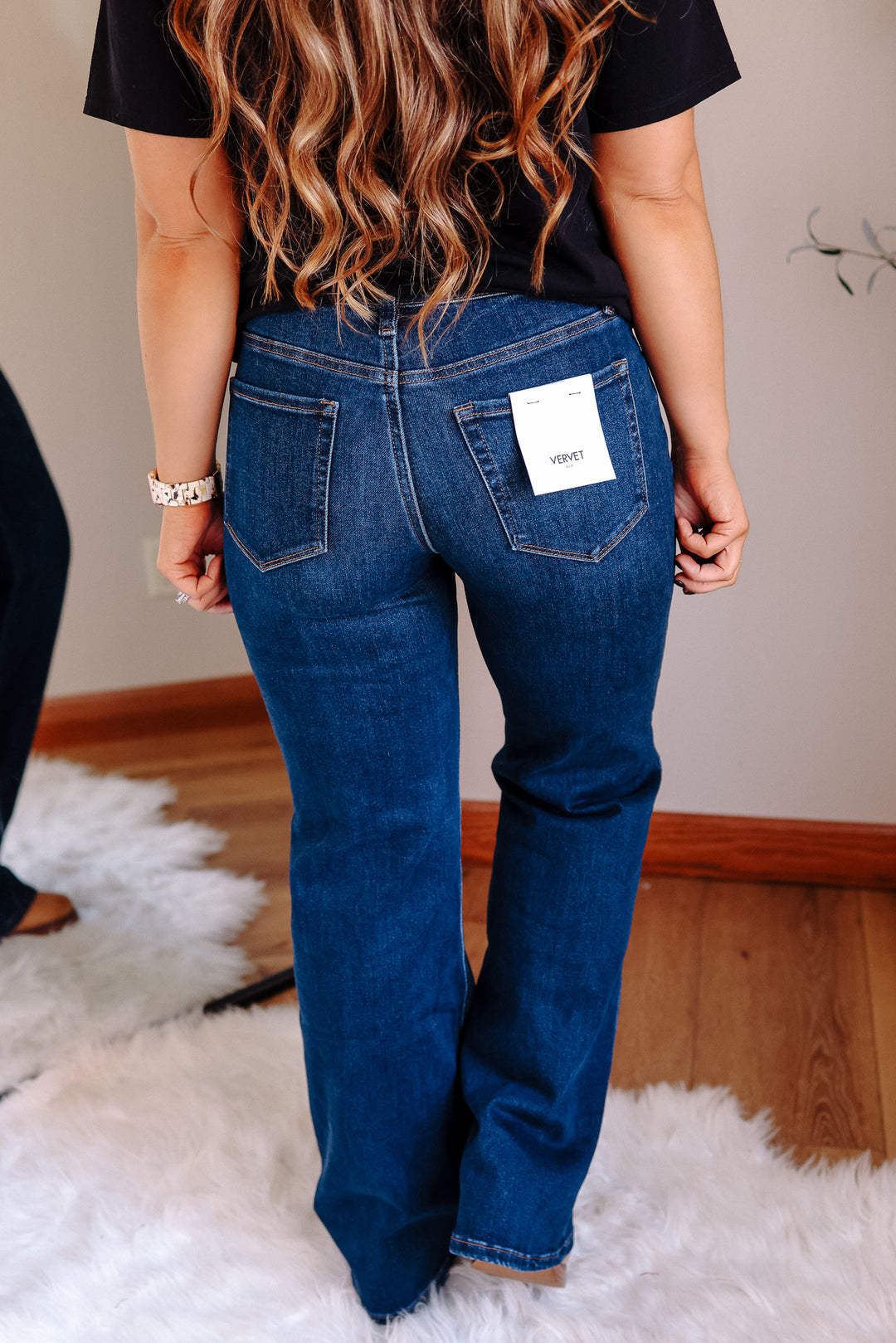 VERVET: LARKIN DARK WASH FLARE JEANS