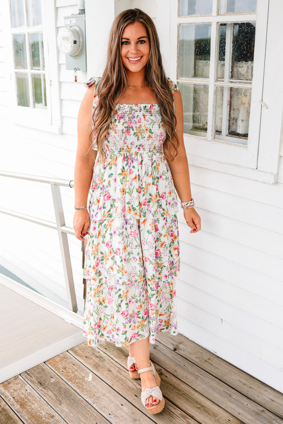 Marcella Tiered Floral Maxi Dress