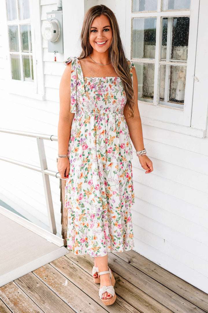 Marcella Tiered Floral Maxi Dress