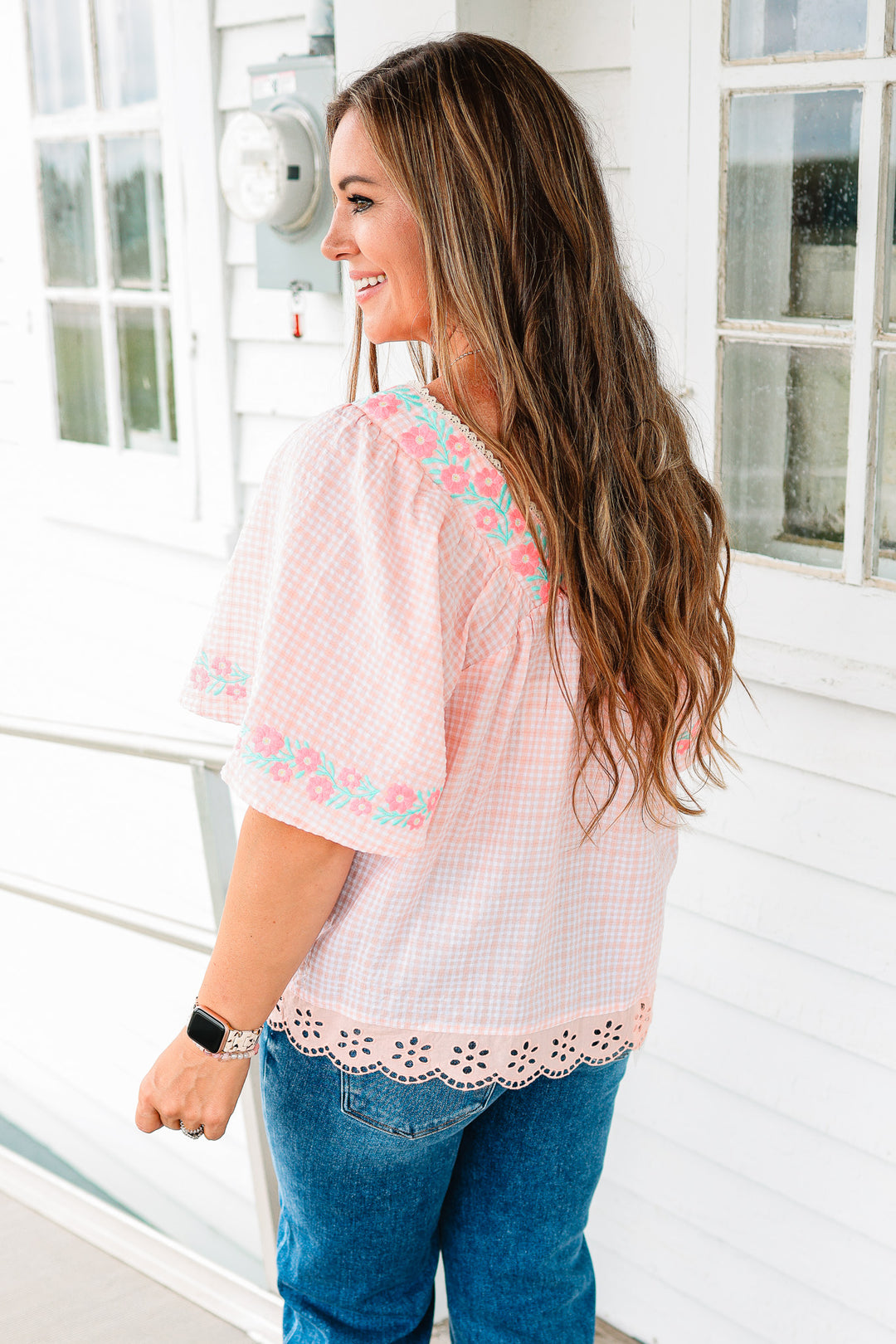 Sydney Floral Embroidered Top