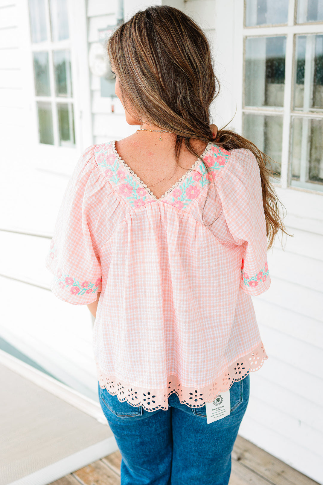 Sydney Floral Embroidered Top