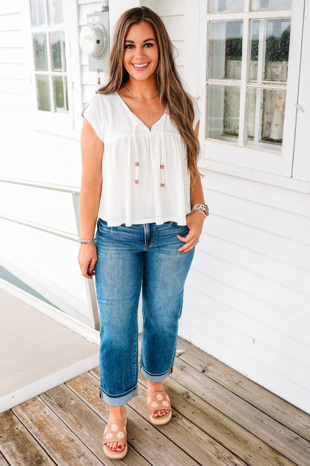 Hensley Babydoll Knit Top