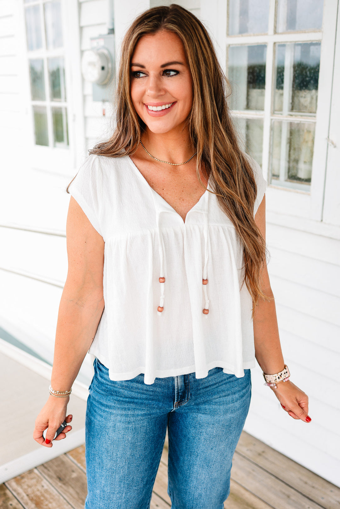 Hensley Babydoll Knit Top