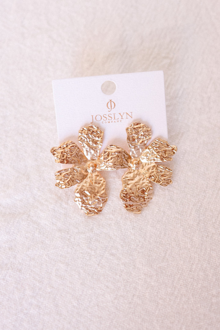 Statement Flower Stud Earrings