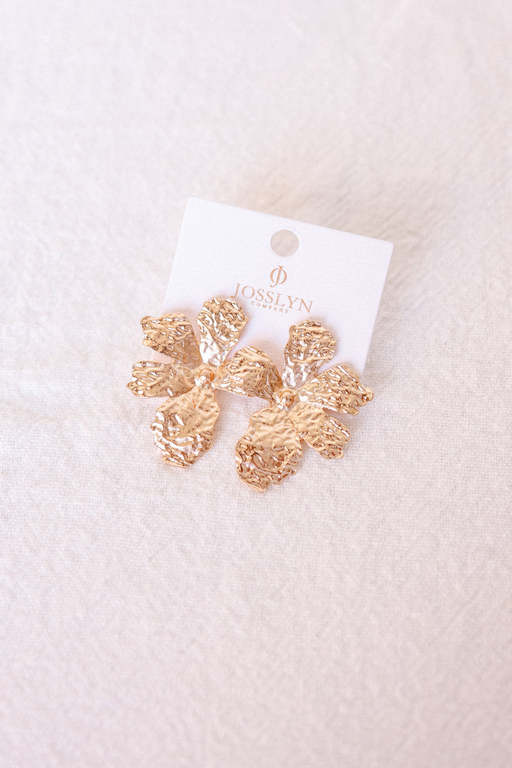 Statement Flower Stud Earrings