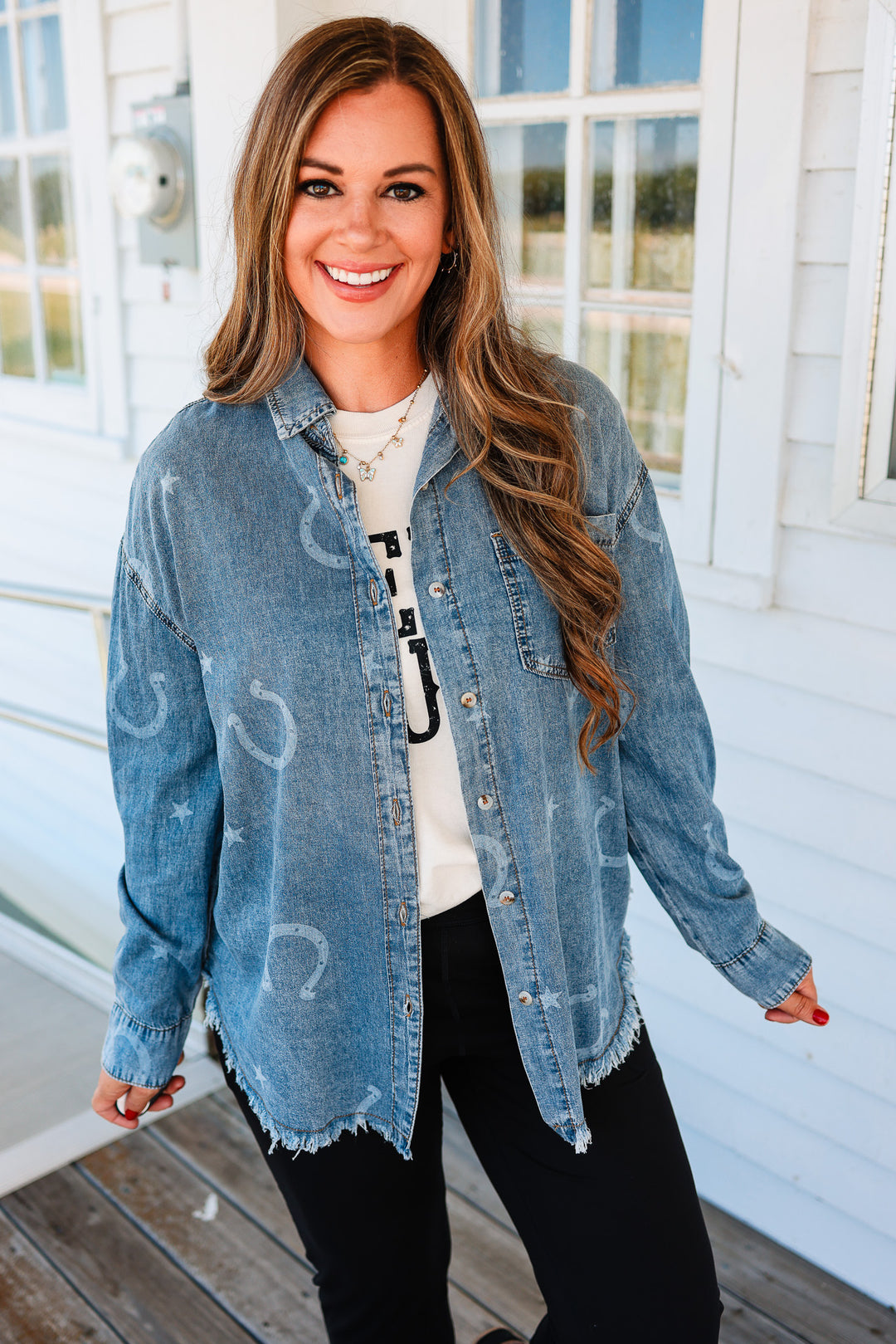 Horseshoe Button Down Shirt