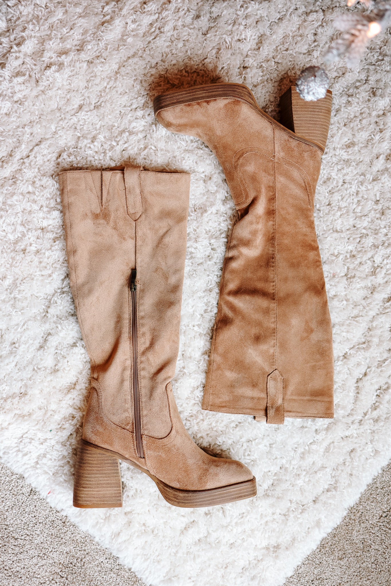 Nolan Suede Boots - Taupe