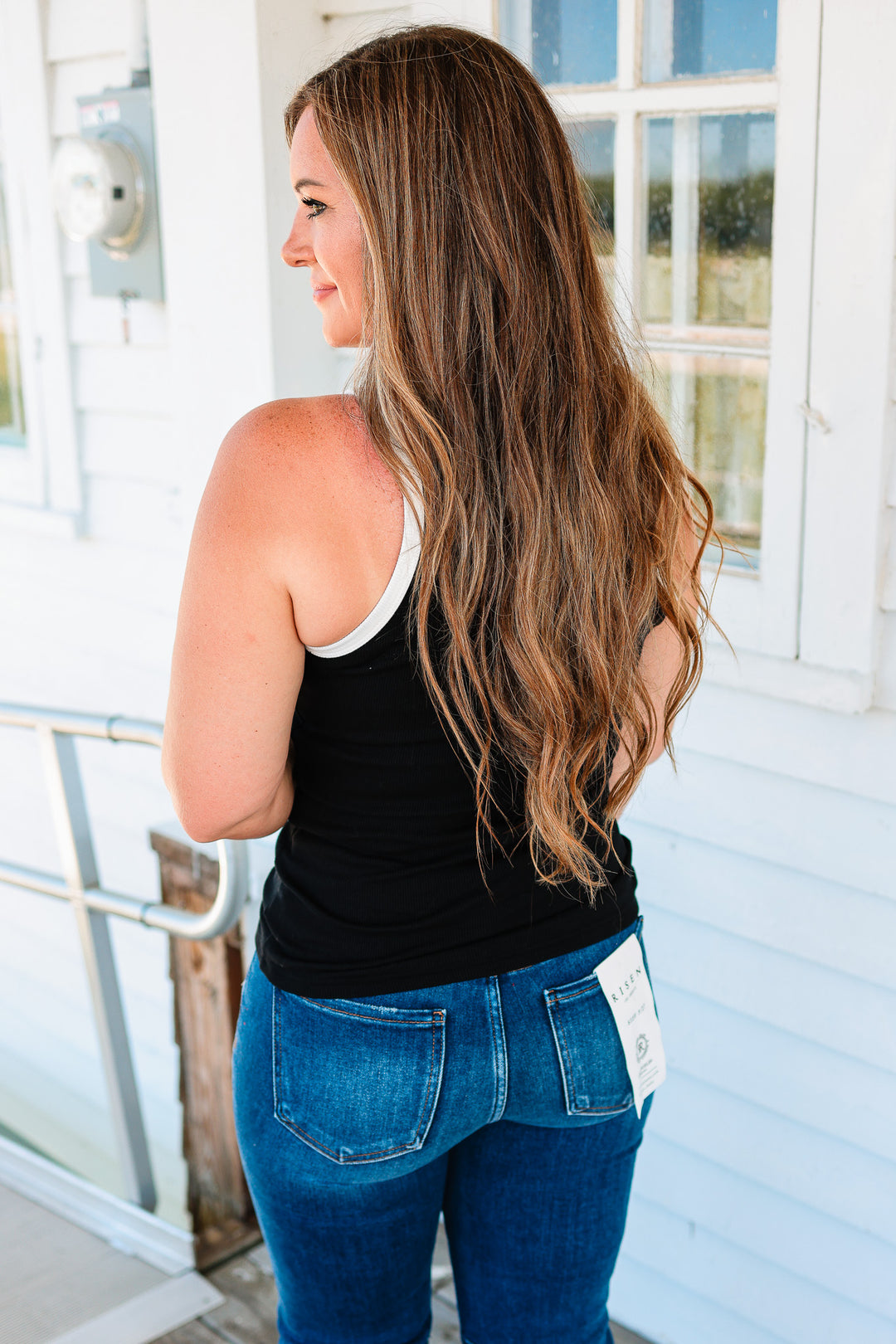 Ribbed Tank - After Dark