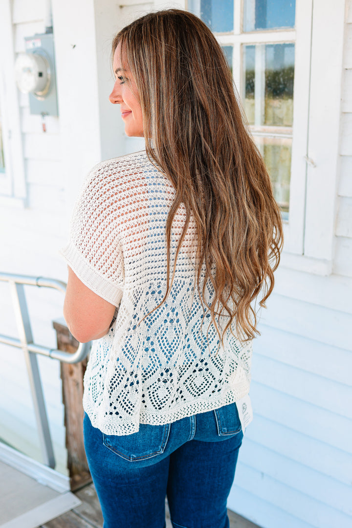 Flora Crochet Boho Top