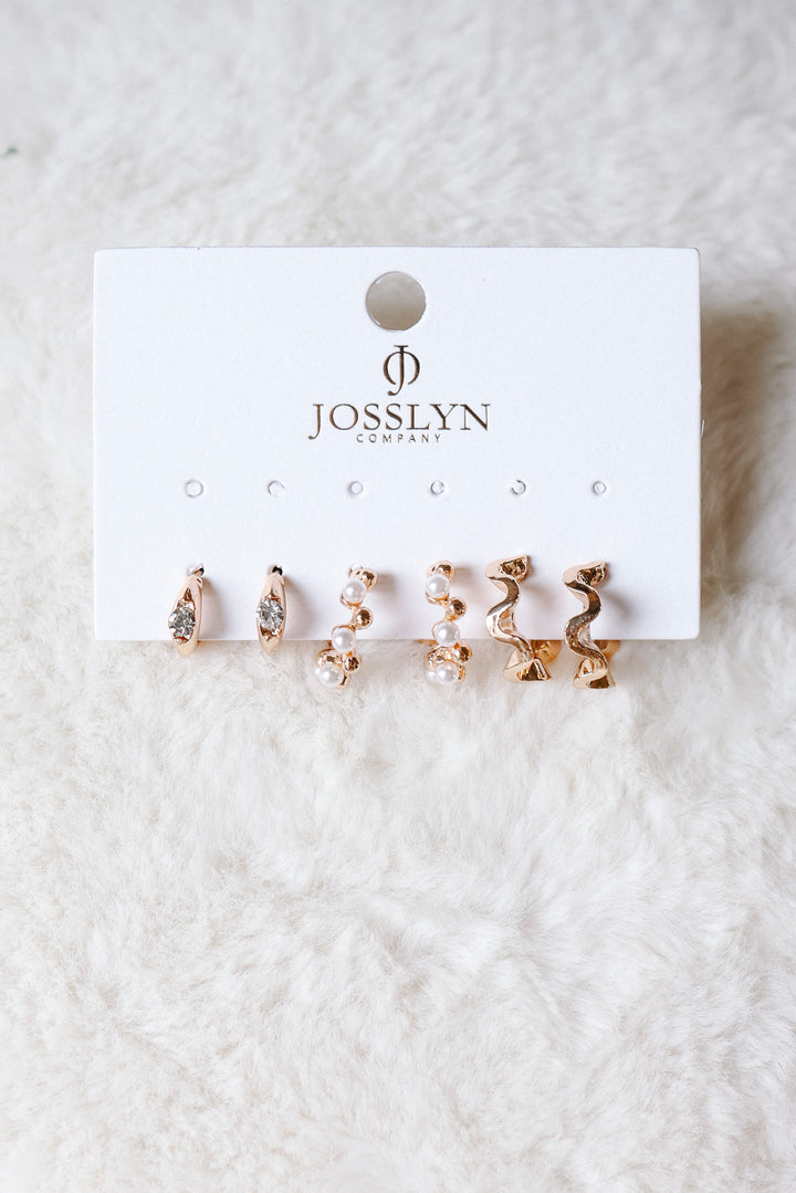 Multi Classic Hoop Trio Earrings