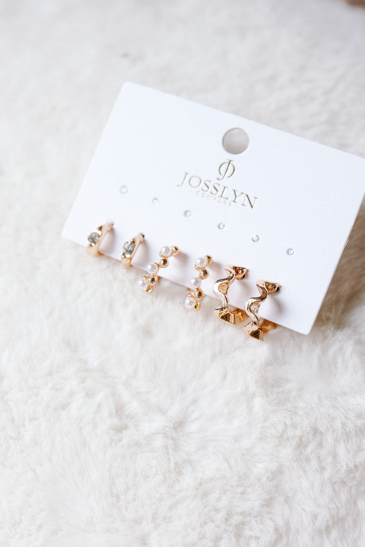 Multi Classic Hoop Trio Earrings