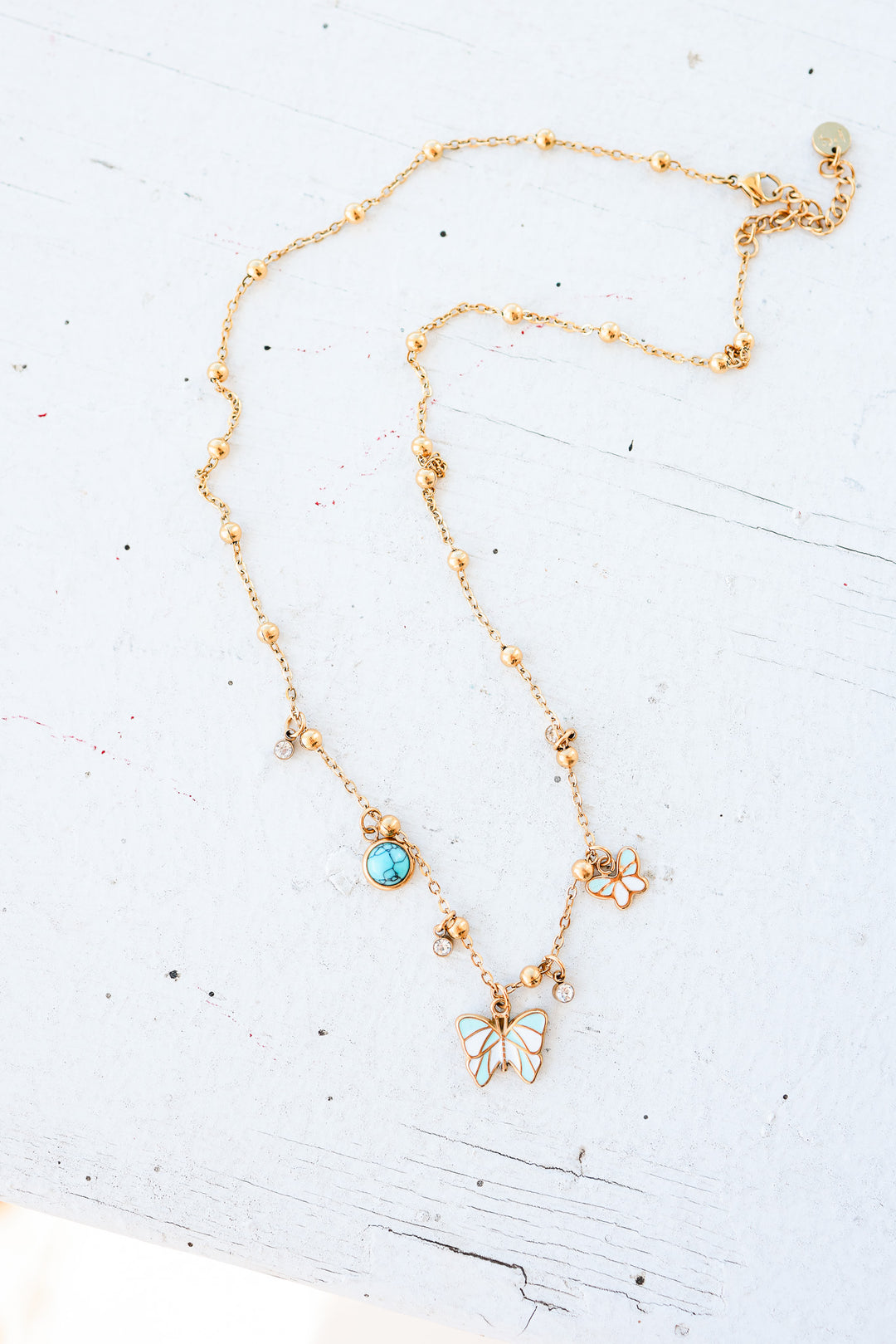 Charmed with Butterflies Necklace