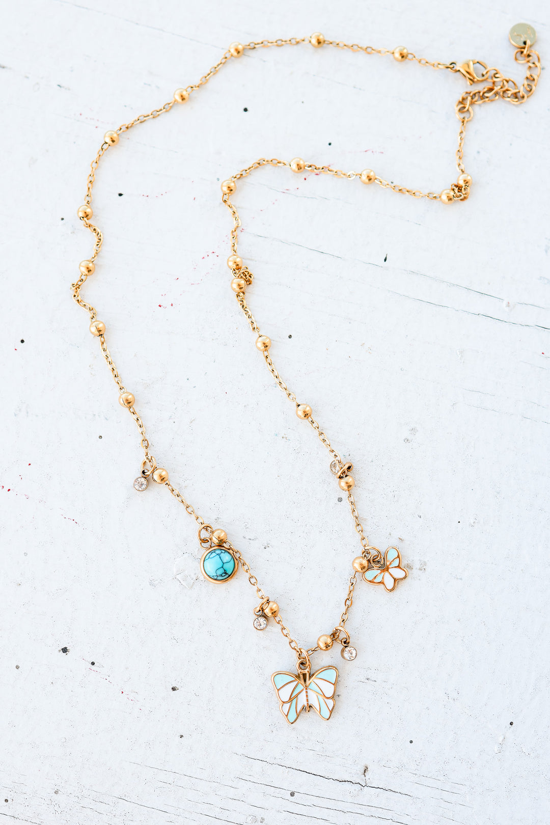 Charmed with Butterflies Necklace