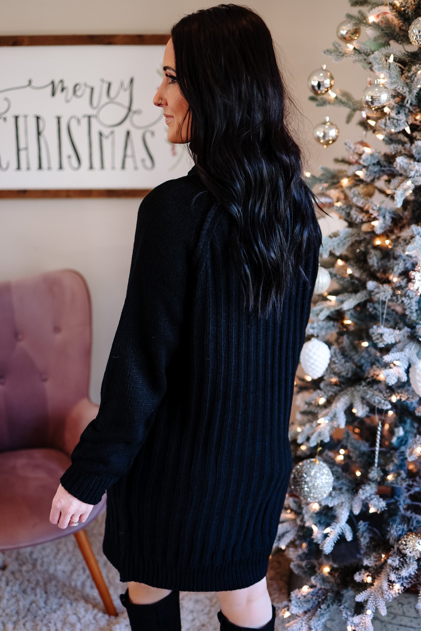 Aspen Turtleneck Sweater Dress