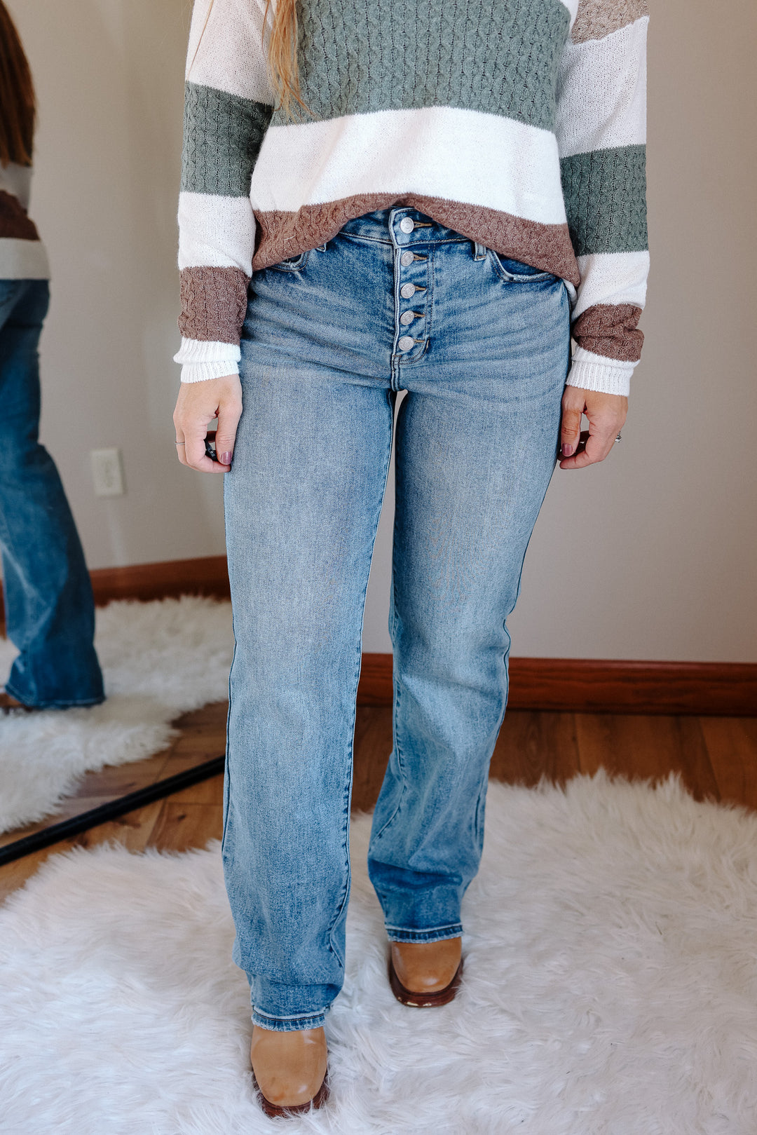 KANCAN: Twilight High Rise Comfort Flare Jeans