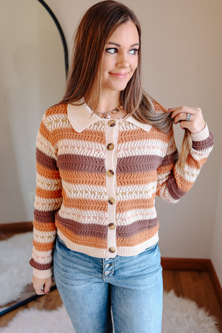 Dottie Open Crochet Cardigan