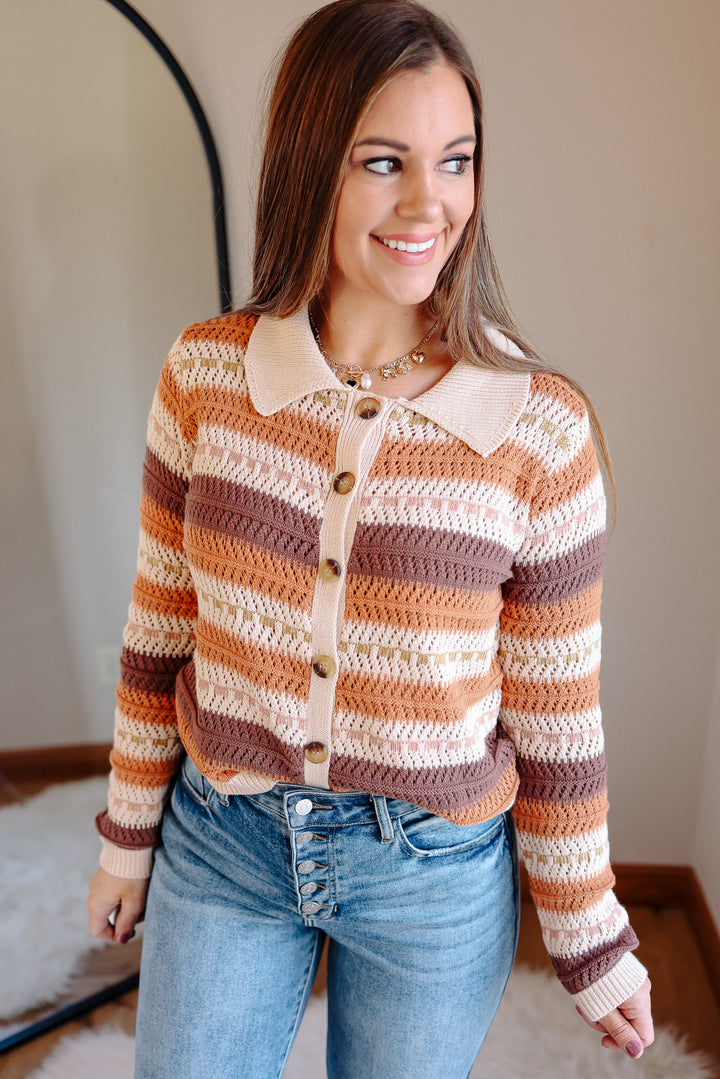 Dottie Open Crochet Cardigan