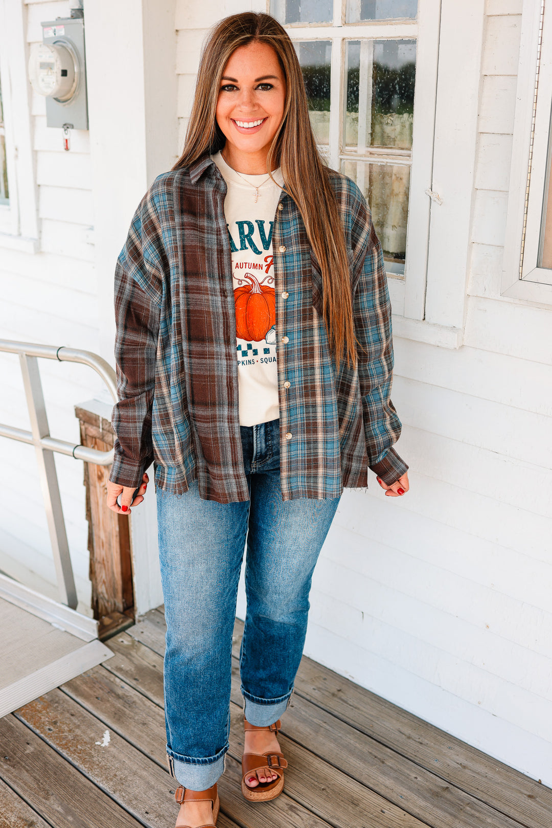 Kambrie Flannel Shirt - Chocolate